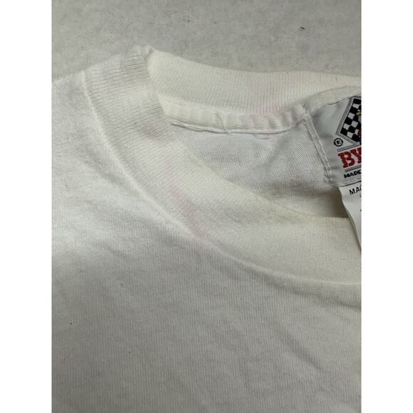 Vintage T Shirt Neon St Maarten NA Fluorescent 1990 Bye‎ Bye Medium - Picture 9 of 10